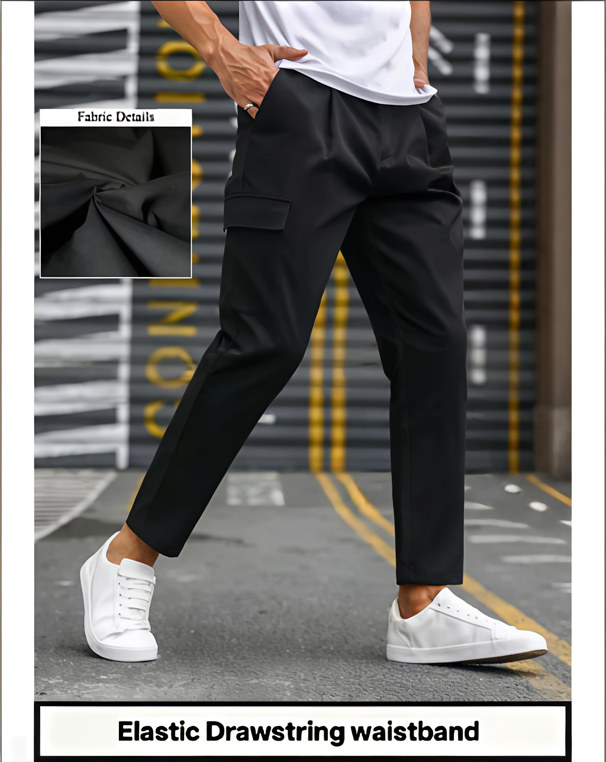 Men's Urban Tech-Cargo Pants – Comfort Meets Street Style